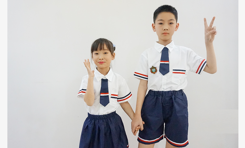 1中小学生夏季校服定制