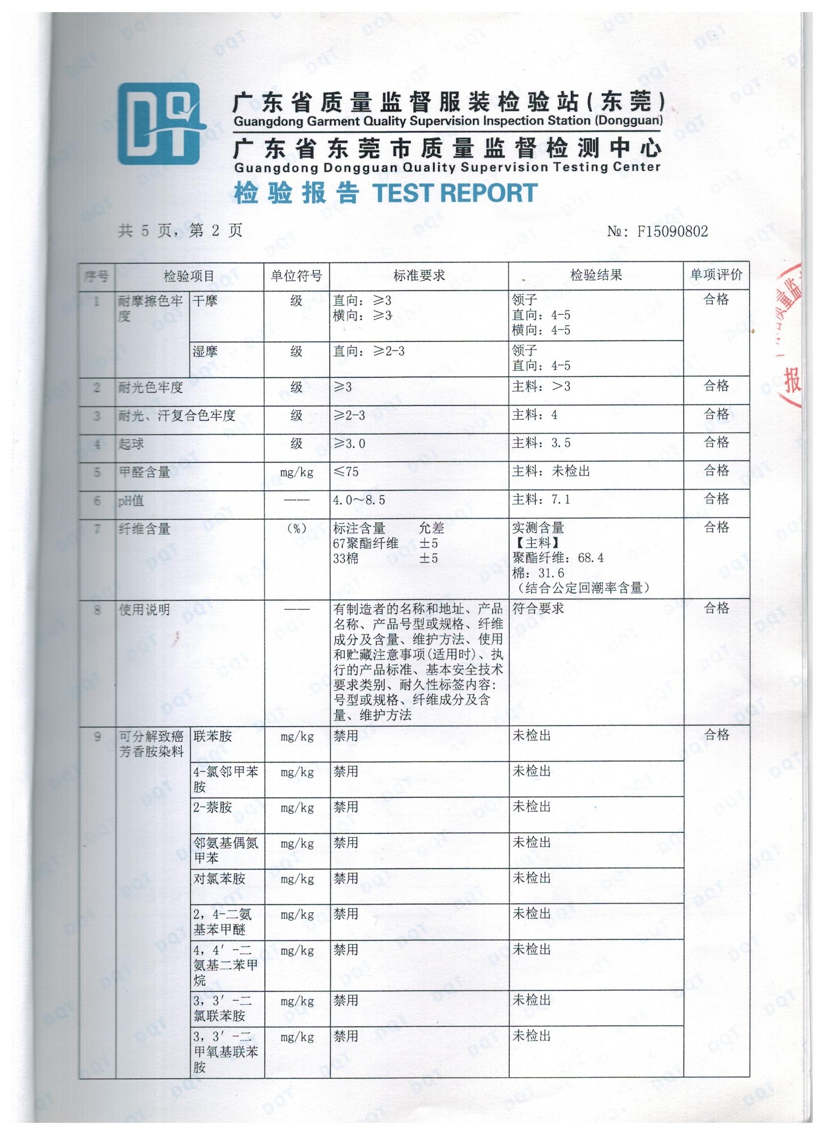 欧迈检测报告