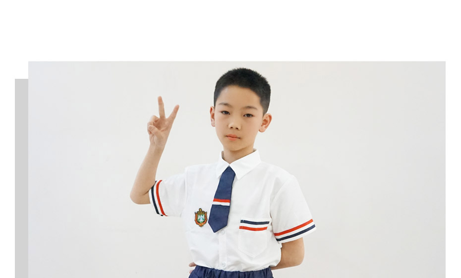 中小学生夏季校服定制 112